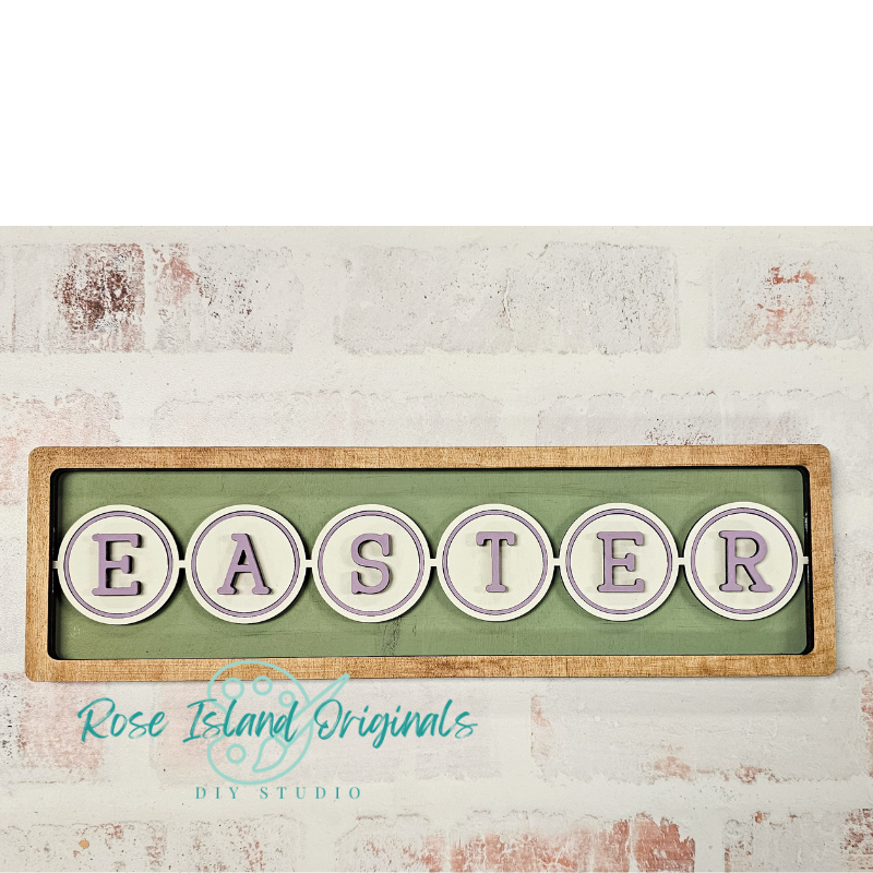 Easter Layered Chunky Shelf Sitter-RIO1783