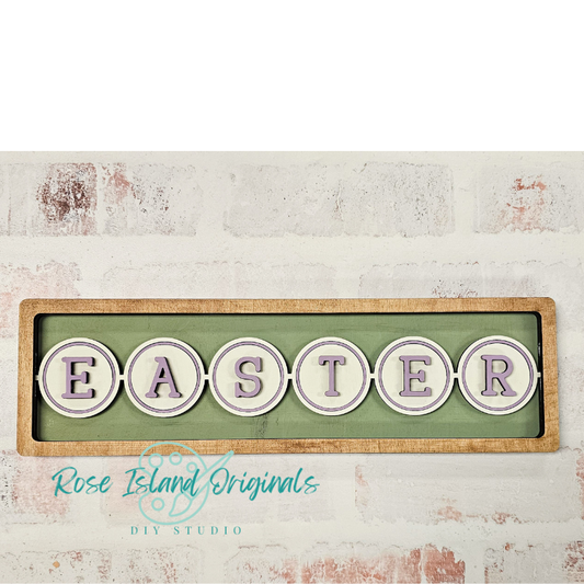 Easter Layered Chunky Shelf Sitter-RIO1783