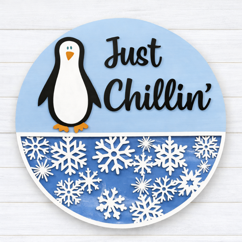 Just chillin with a penguin