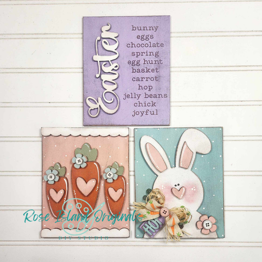 Primitive Easter Sign Trio Set -RIO1793